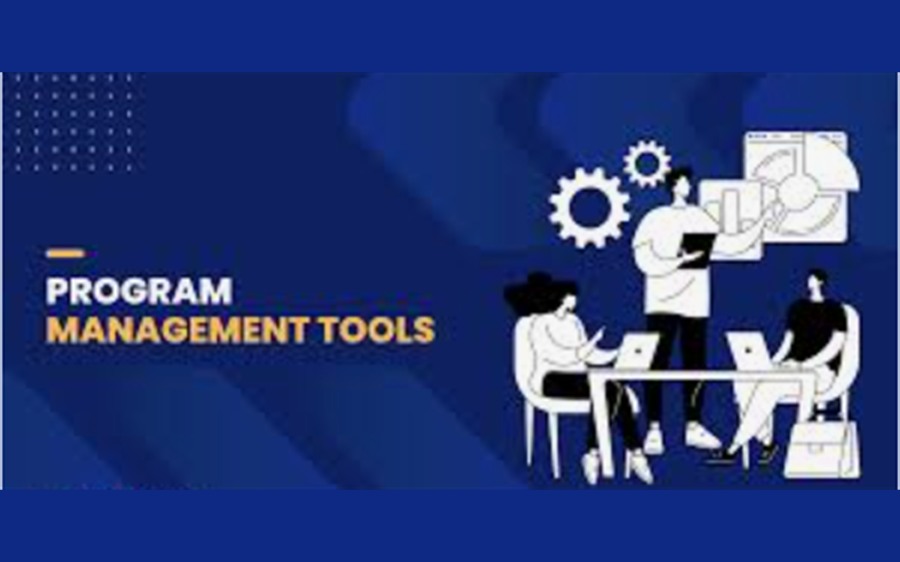 Project Management Tool concept with team planning and program governance workflows.